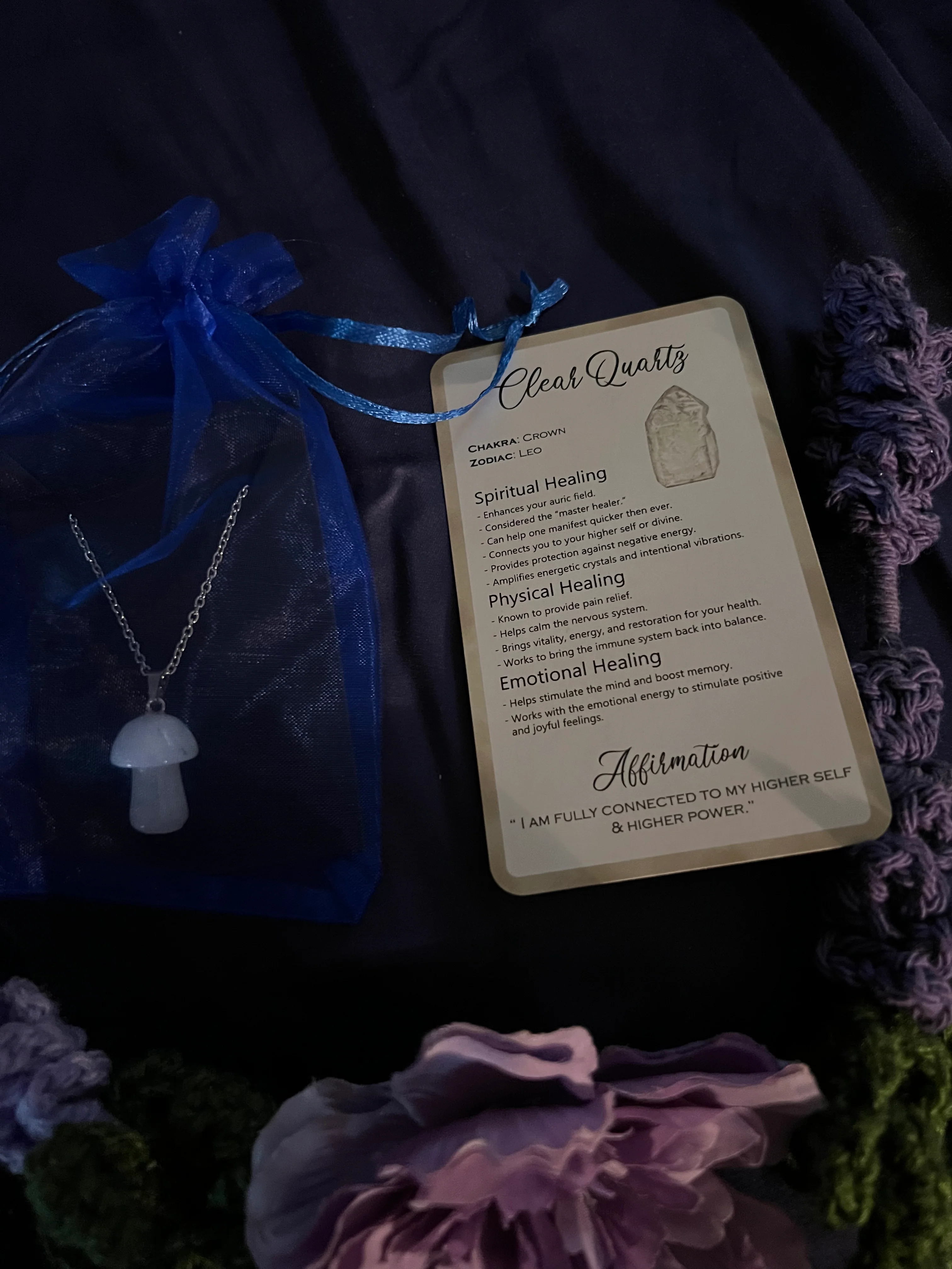 Crystal Mushroom Necklaces - Image 4