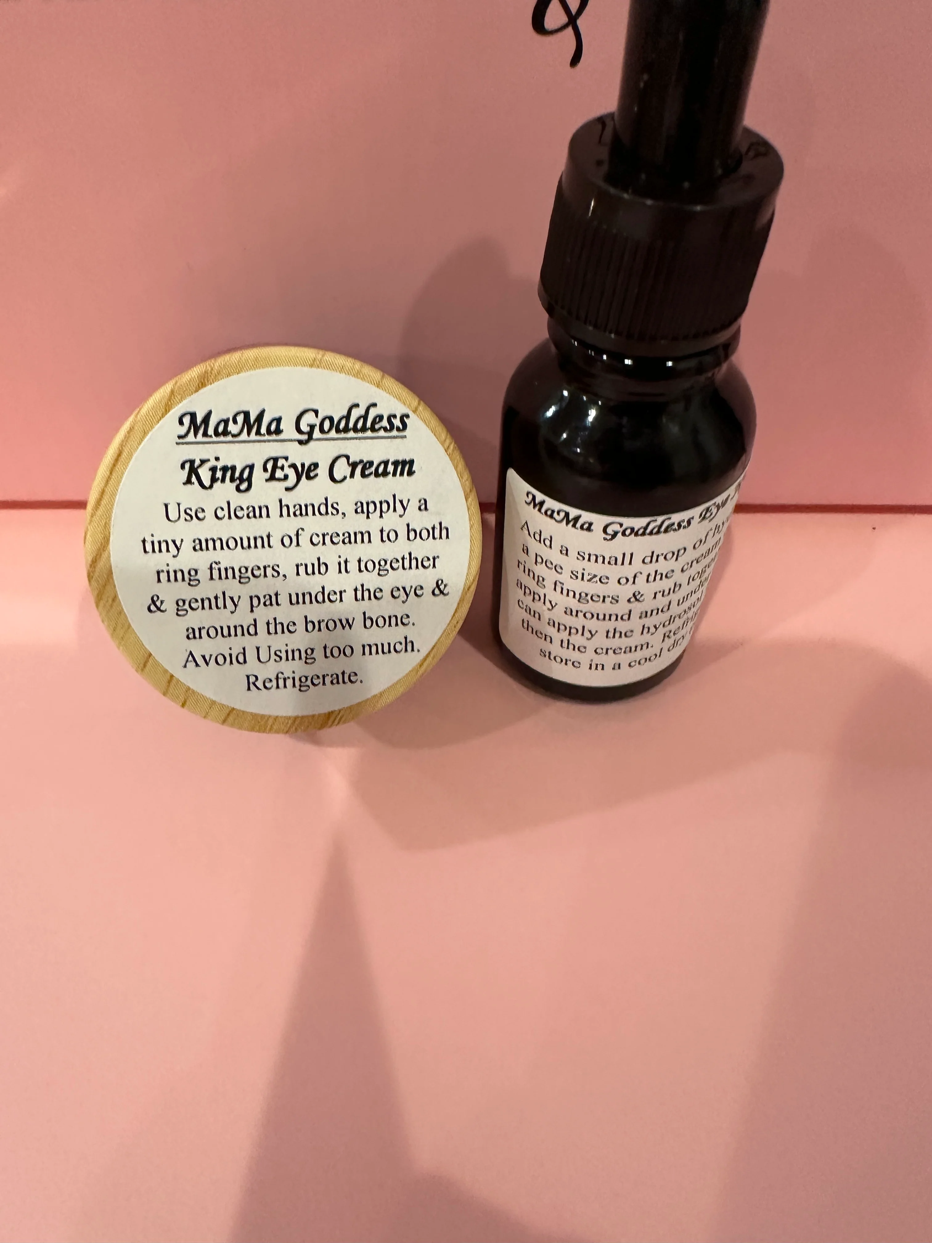 I Am King Eye Cream & Hydrosol Package