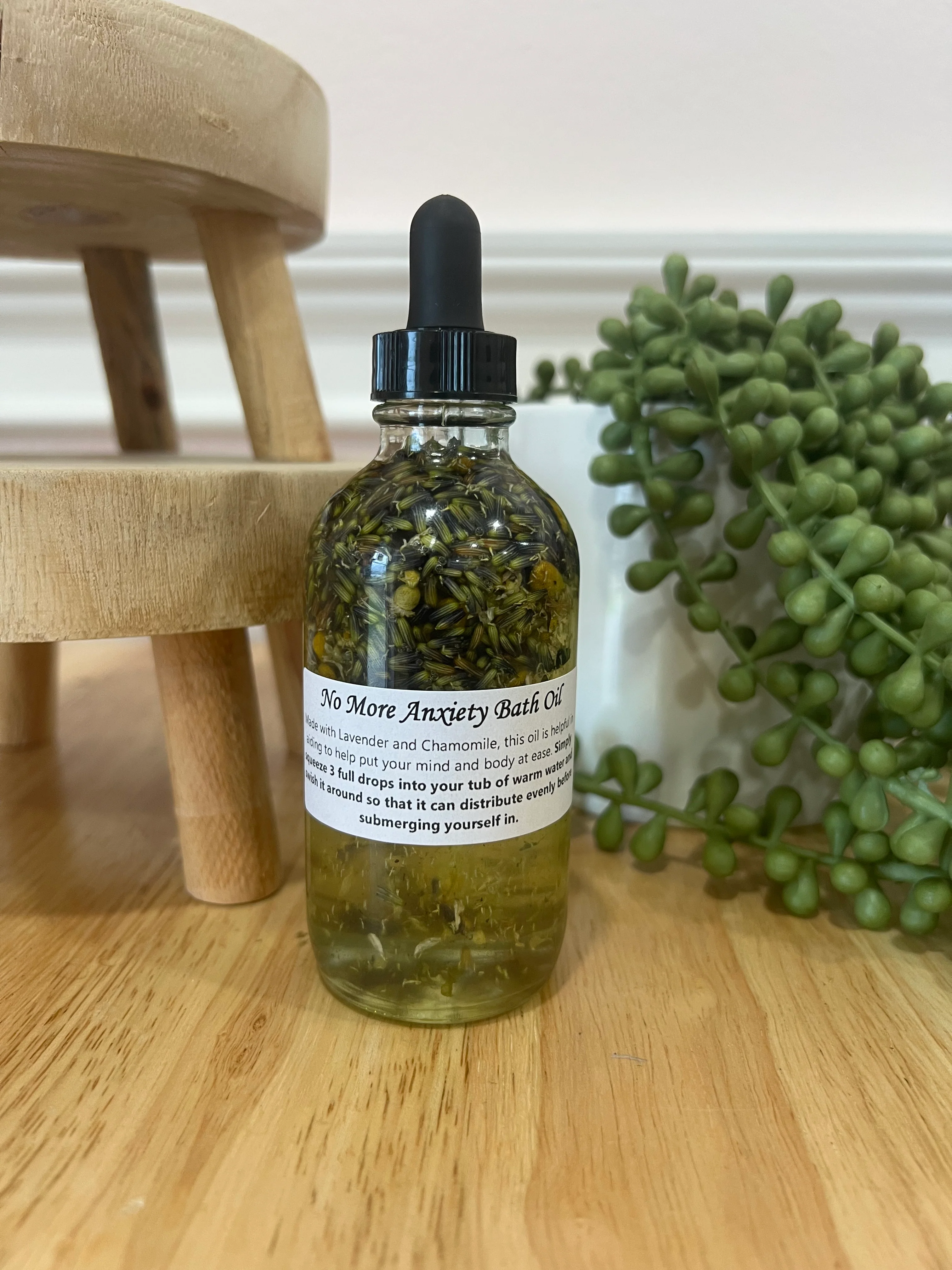 No More Anxiety Bath Oil